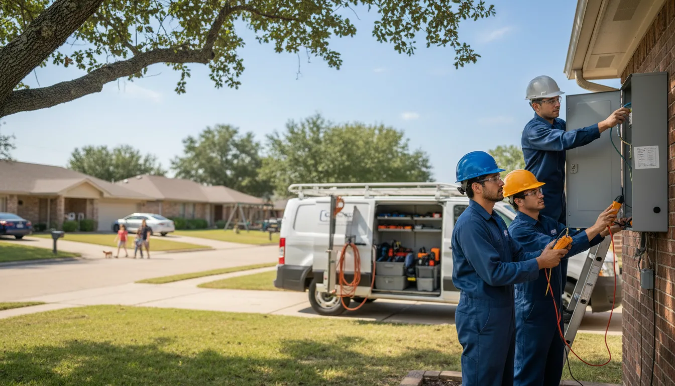 Certified electrician providing emergency electrical services in Chauvin, LA